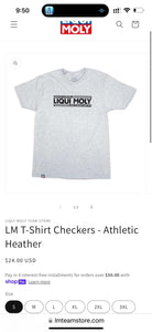 LM checkers t shirt